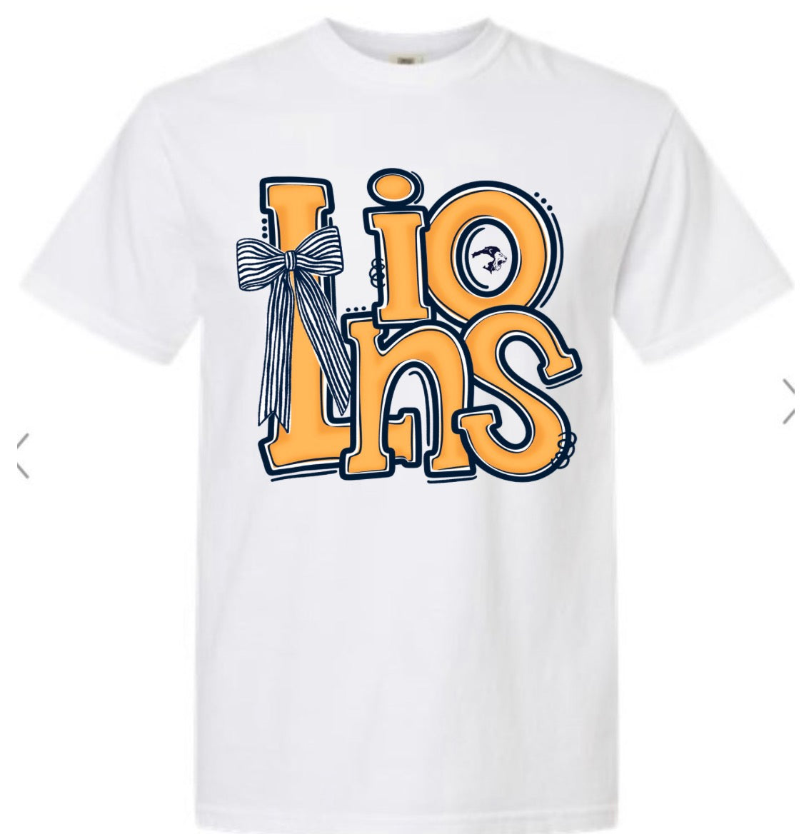 YOUTH AND ADULT WHITE LIONS TEE