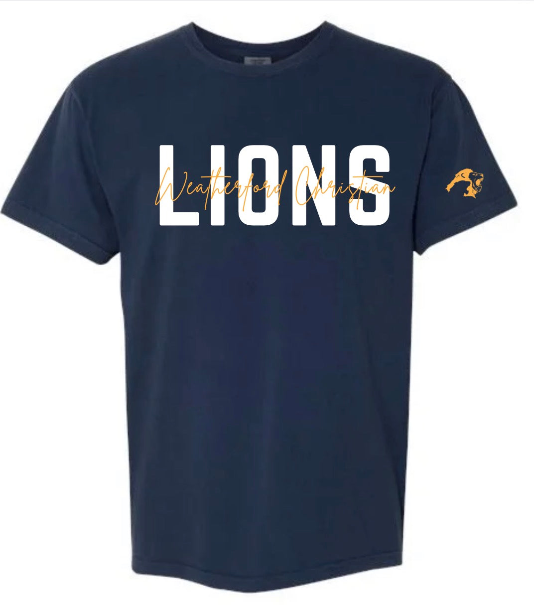 WEATHERFORD CHRISTIAN LIONS TEE