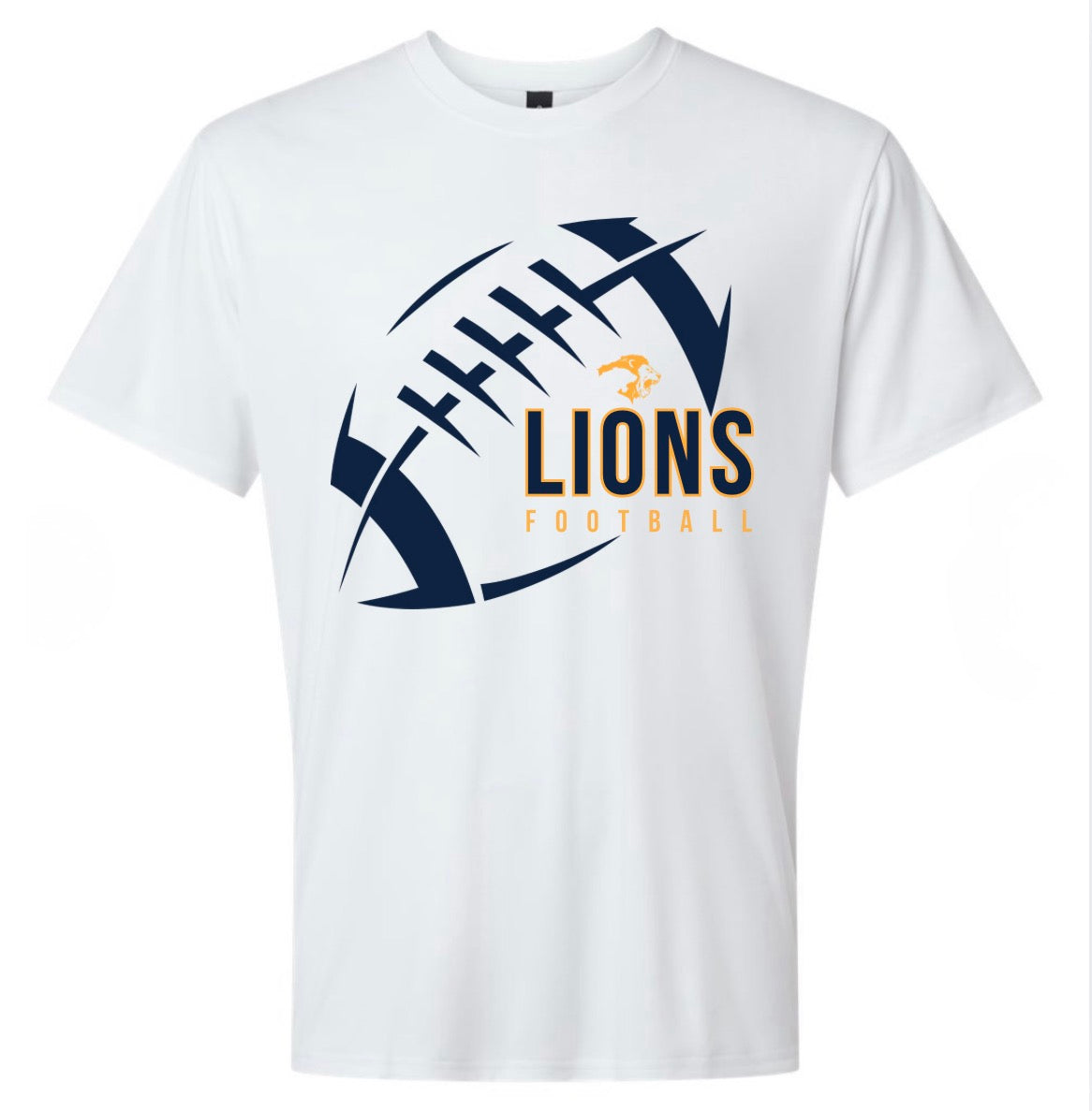 YOUTH & ADULT WHITE LIONS FOOTBALL TEE