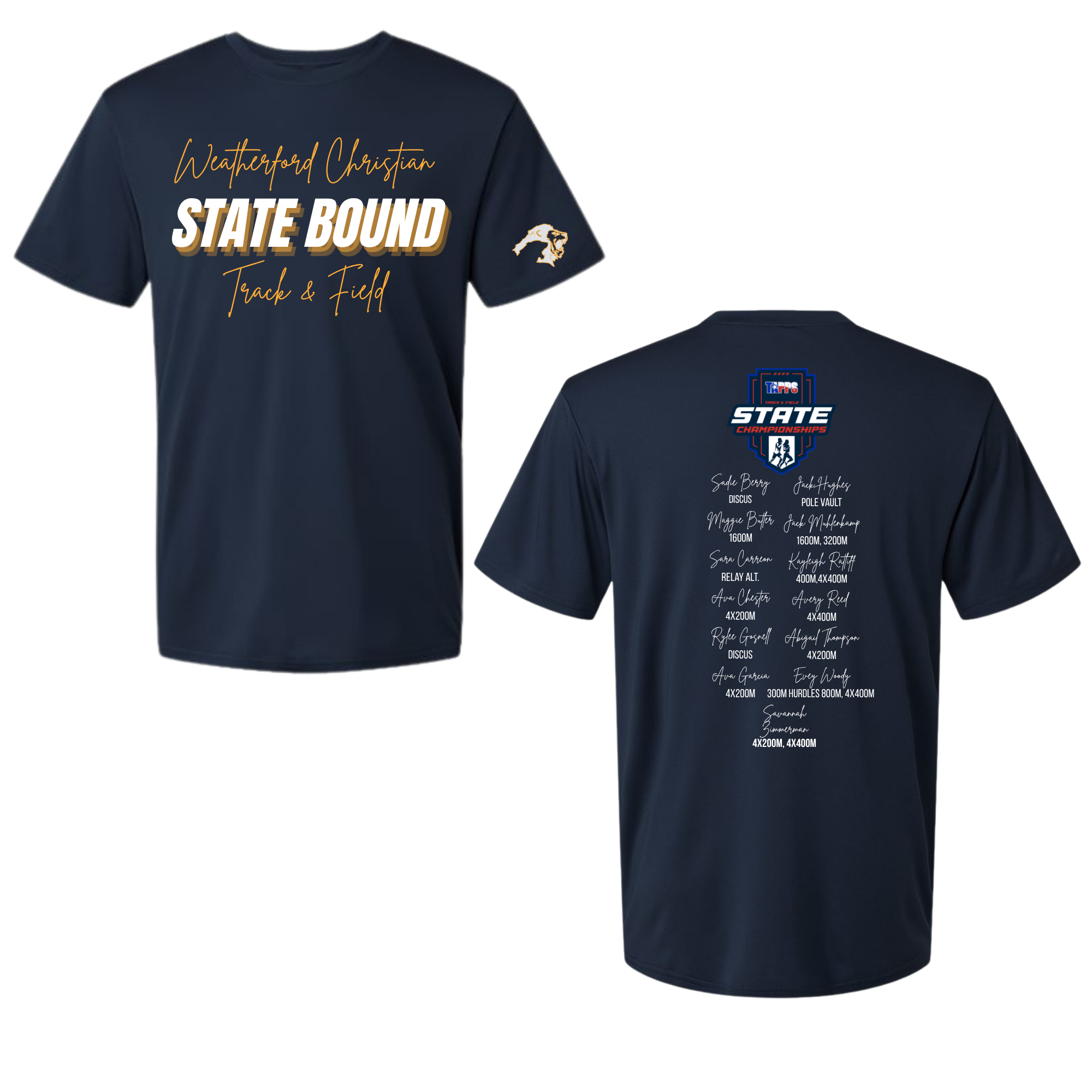 STATE TRACK SHIRT