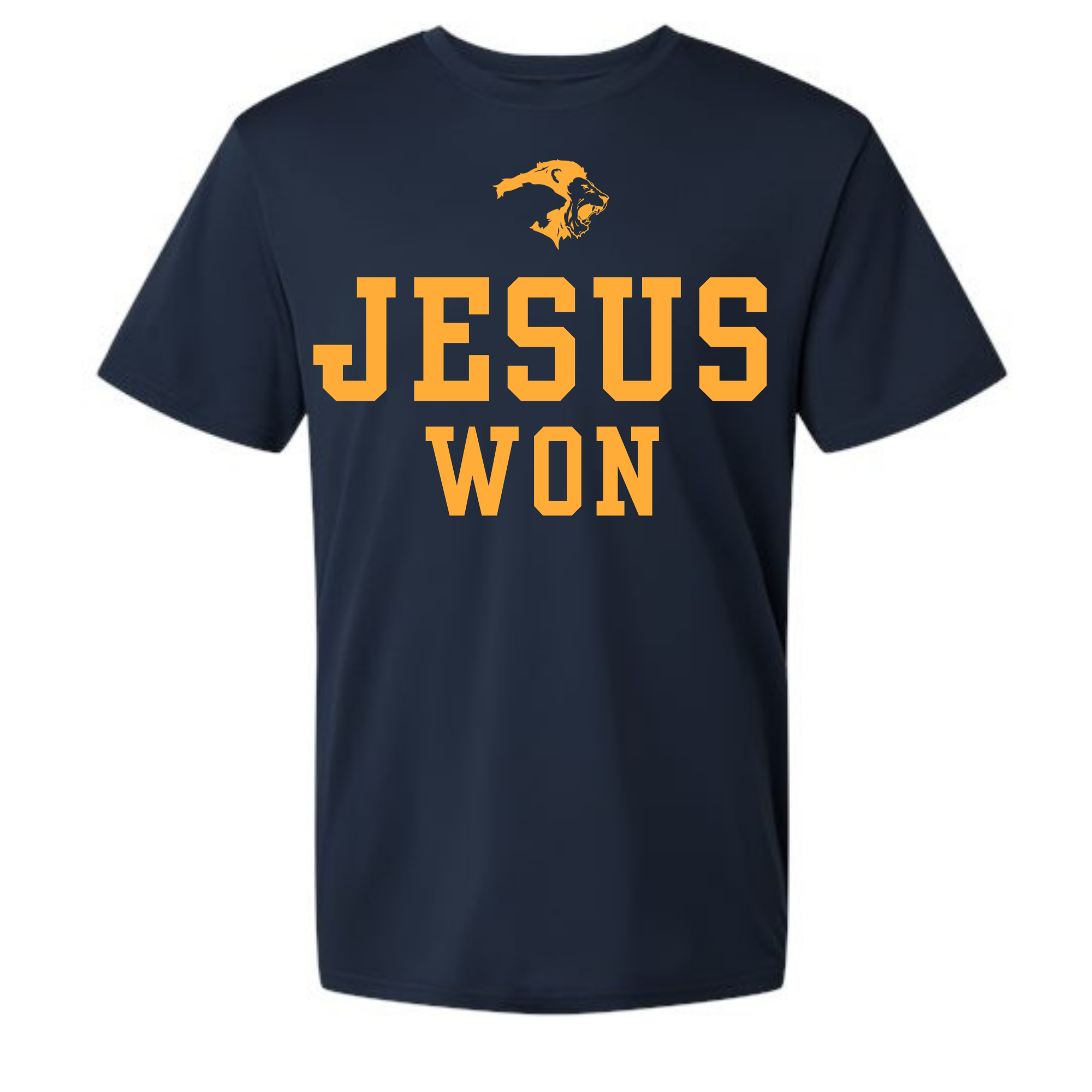YOUTH AND ADULT SHORT SLEEVE JESUS WON TEE