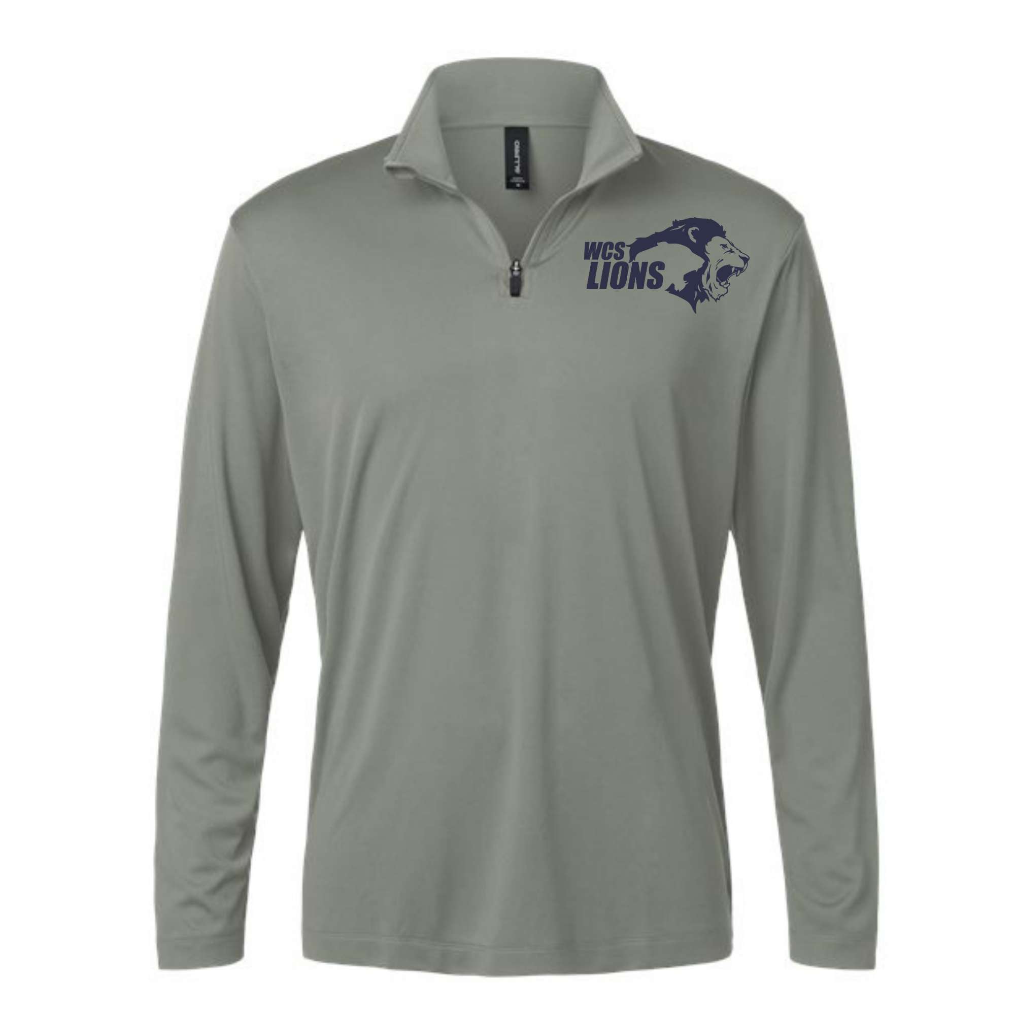 GREY DRIFIT QUARTER ZIP PULLOVER
