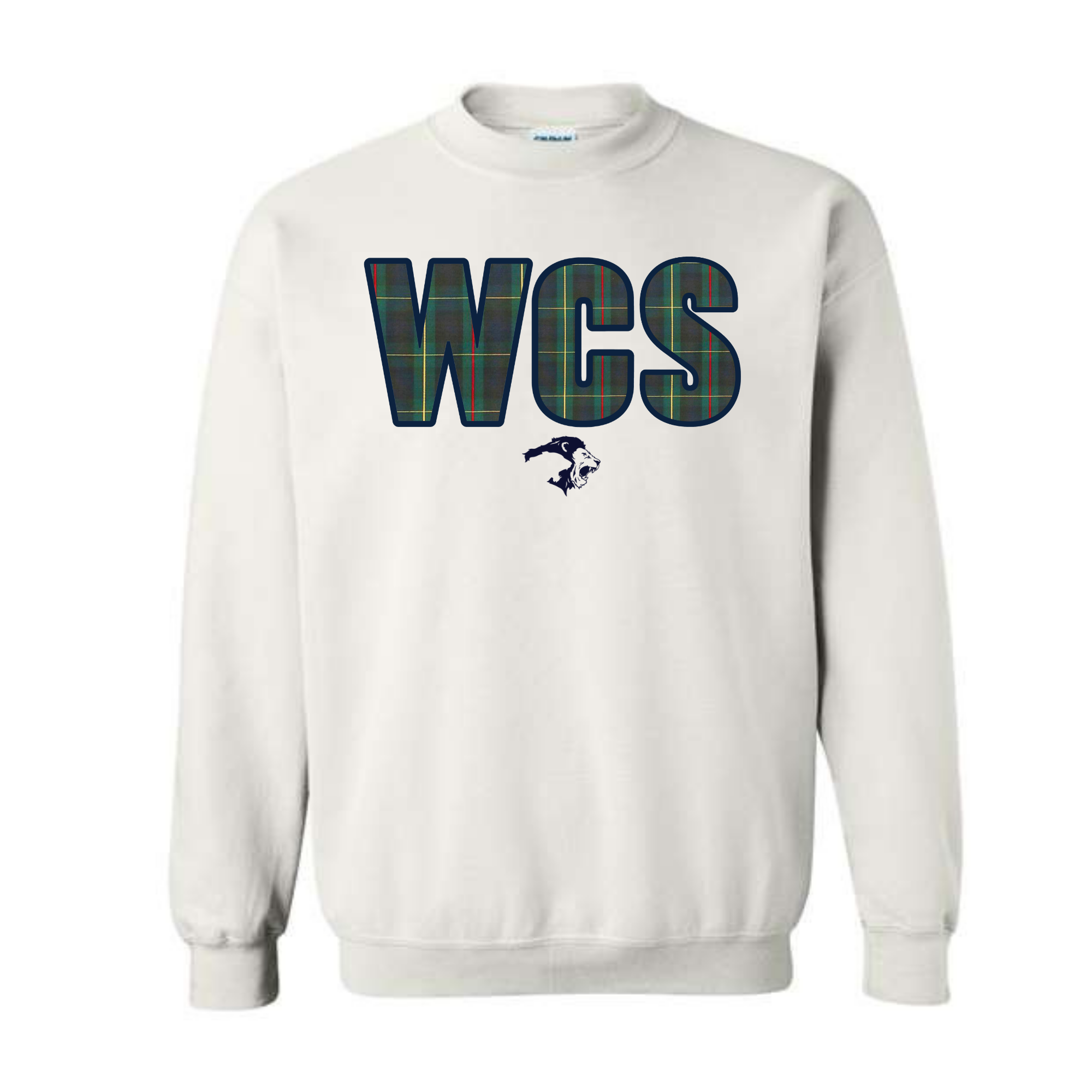 UNIFORM APPROVED YOUTH WHITE PLAID SWEATSHIRT