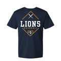 WCS Lions Baseball Tee