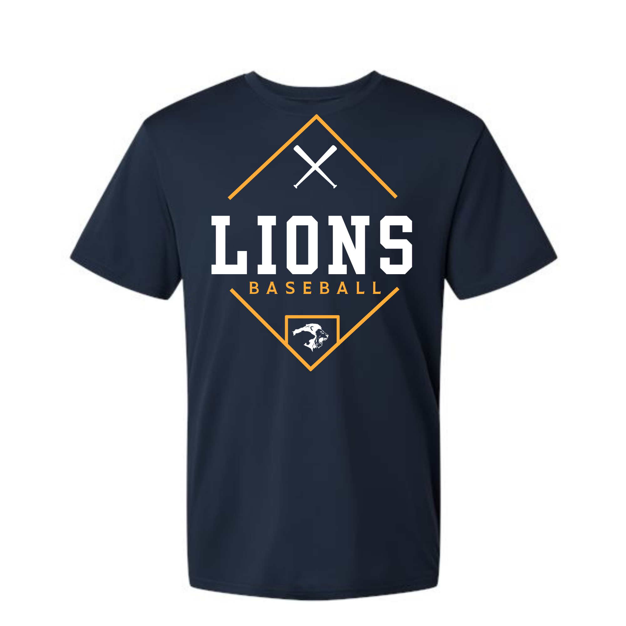 WCS Lions Baseball Tee