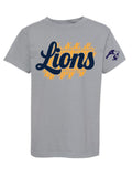 GREY LIONS FOOTBALL FIELD TEE